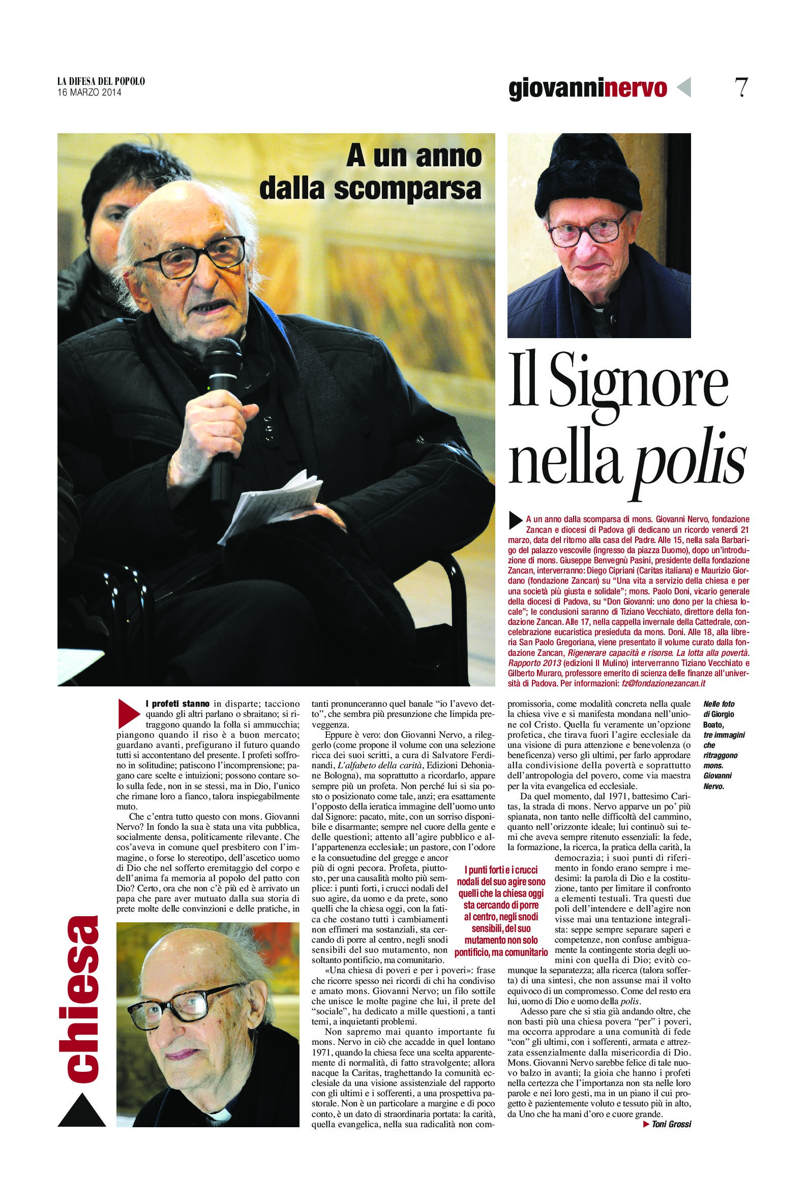 Il Signore nella polis