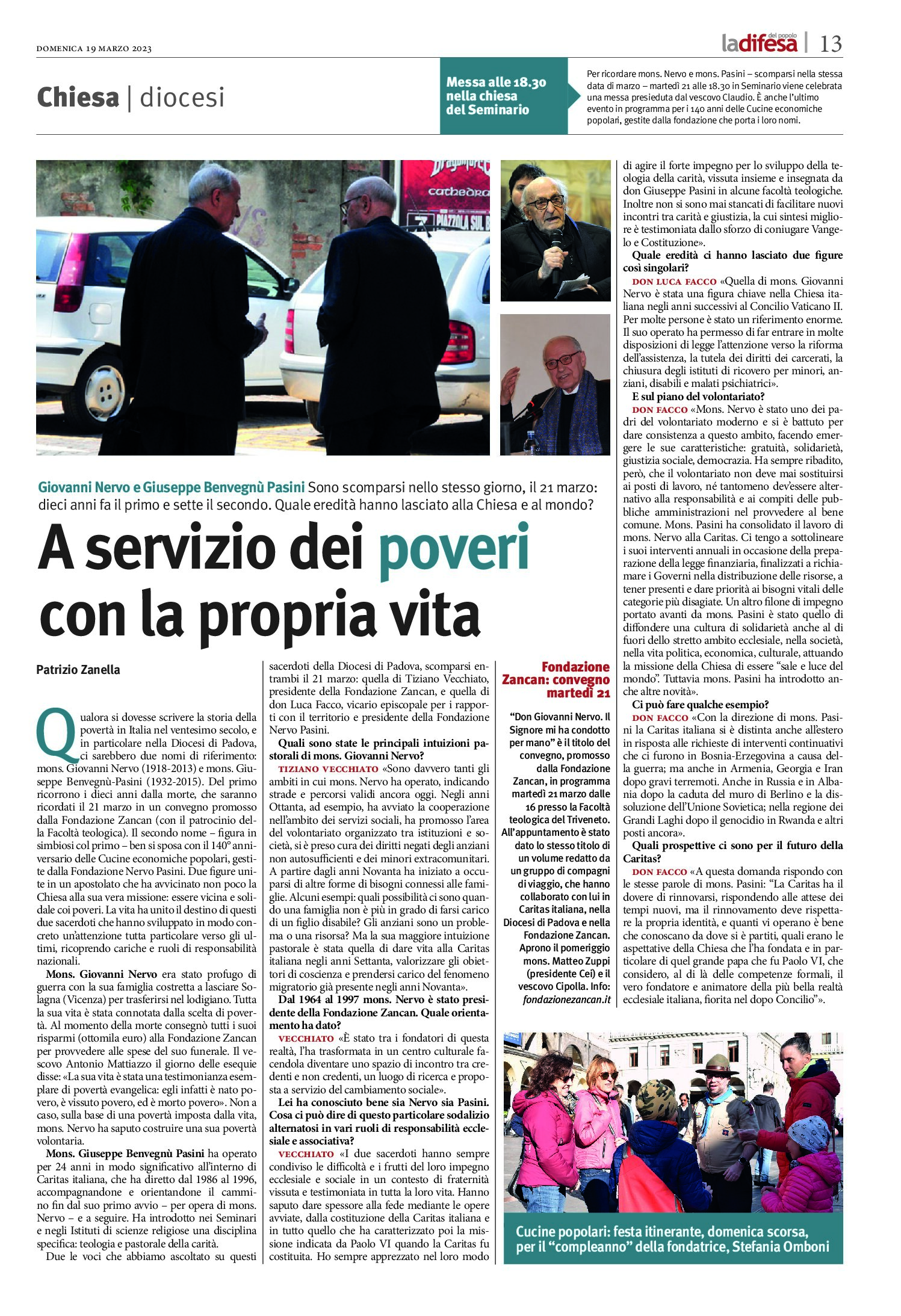 A servizio dei poveri con la propria vita