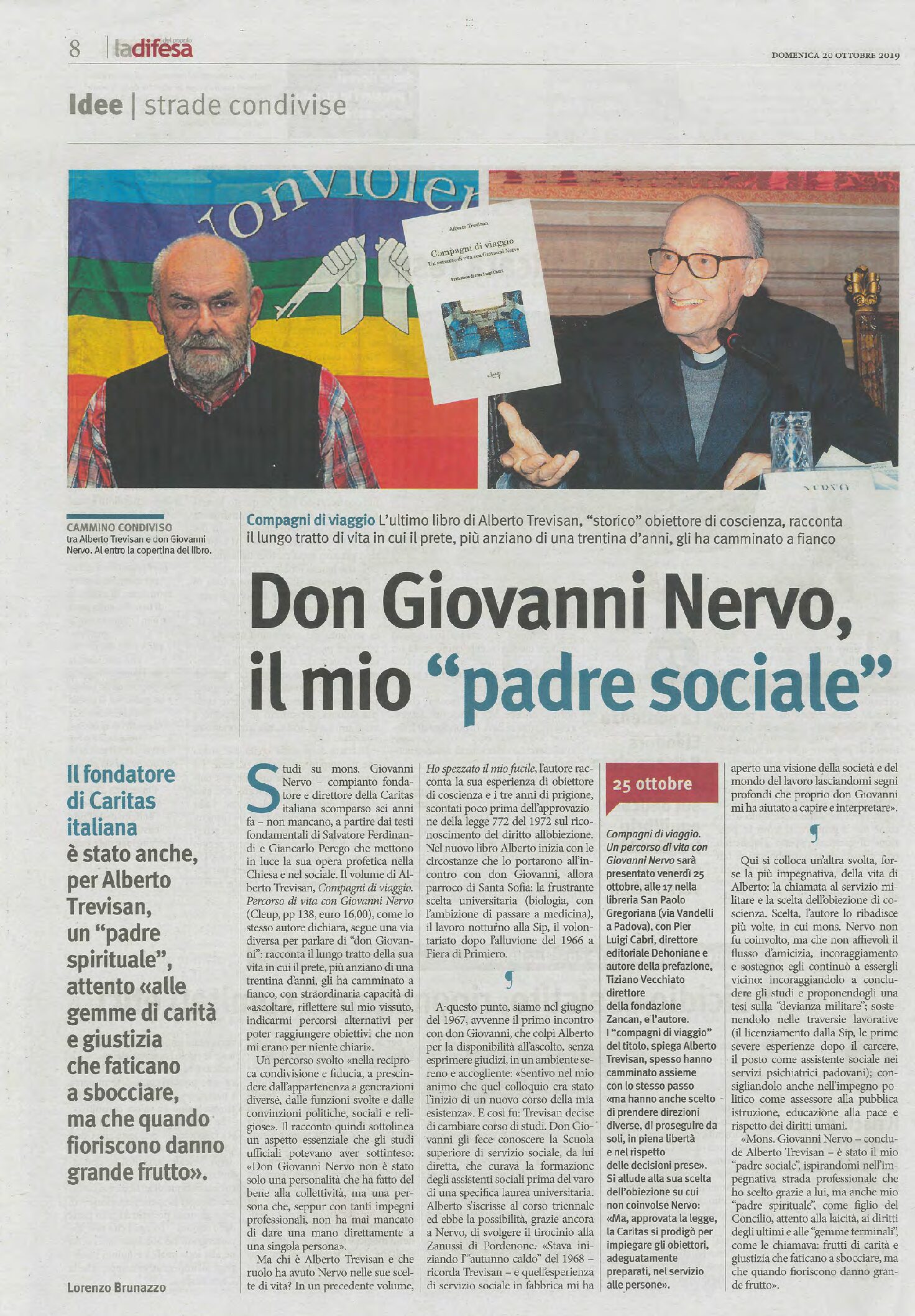 Don Giovanni Nervo, il mio "padre sociale"